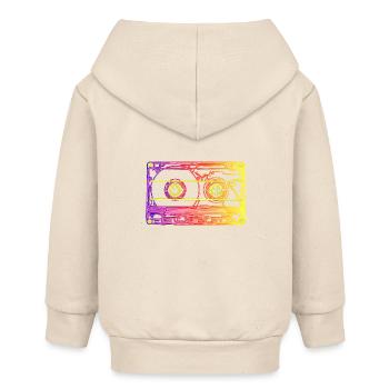 Années 90 - Veste à capuche bébé bio Stanley/Stella - écru doux - Dos