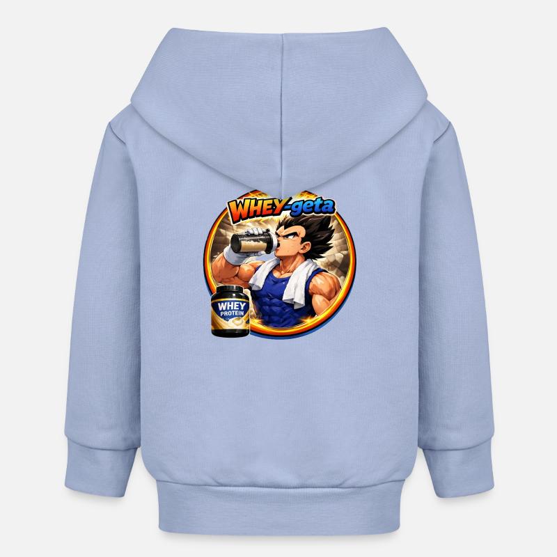 WHEYgeta - Veste à capuche bébé bio Stanley/Stella - ciel