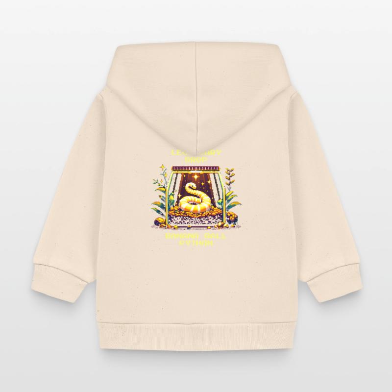 Legendary find: Banana ball python | Python Baby Organic Zip-up Hoodie by Stanley/Stella