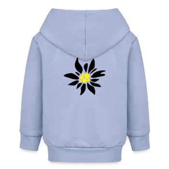 Edelweiss - Baby Organic Kapuzenjacke Baby Connector von Stanley/Stella - Sky - Hinten