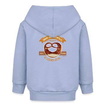 Bitte oben nachfüllen, aber erst unten leeren... - Baby Organic Kapuzenjacke Baby Connector von Stanley/Stella - Sky - Hinten