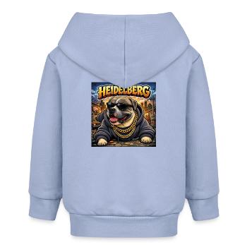 Heidelberg Bulldog Streetstyle - Baby Organic Kapuzenjacke Baby Connector von Stanley/Stella - Sky - Hinten