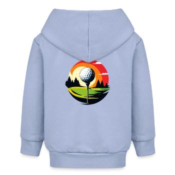 Golf Ball Golf Terrain Golf Golf Thème du Golf - Veste à capuche bébé bio Stanley/Stella - ciel - Dos