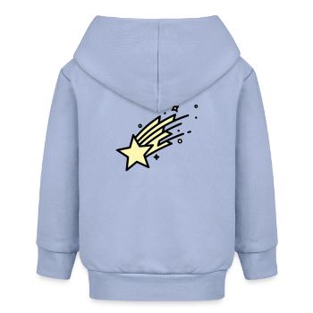Une bande dessinée Shooting Star Comet - Veste à capuche bébé bio Stanley/Stella - ciel - Dos