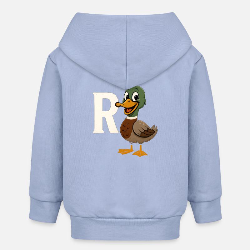 Pension Duck Pension Pension Gift de retraite anticipée - Veste à capuche bébé bio Stanley/Stella - ciel