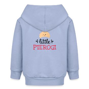 Petits Pierogi – Vêtements de bébé mignons - Veste à capuche bébé bio Stanley/Stella - ciel - Dos