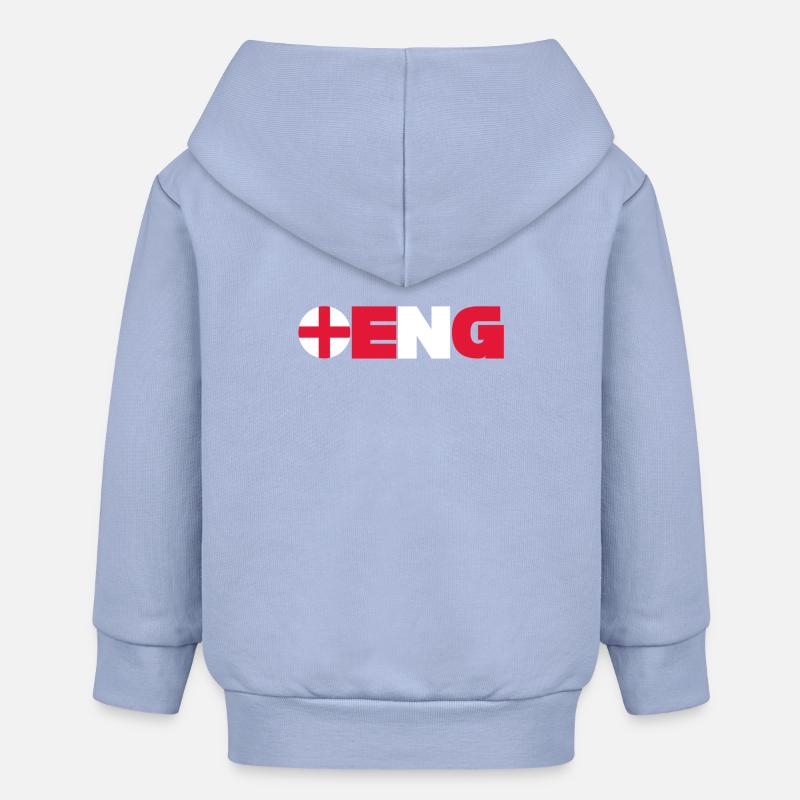 Angleterre - Veste à capuche bébé bio Stanley/Stella - ciel