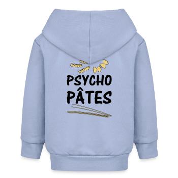Psycho Pâtes - Veste à capuche bébé bio Stanley/Stella - ciel - Dos