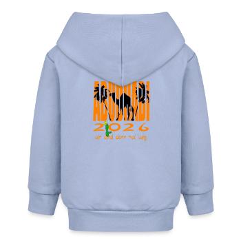 AbudhABI 2026 - Baby Organic Kapuzenjacke Baby Connector von Stanley/Stella - Sky - Hinten