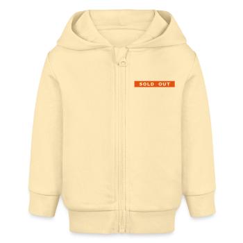 Sold out! - Baby Organic Kapuzenjacke Baby Connector von Stanley/Stella - Creme - Vorne
