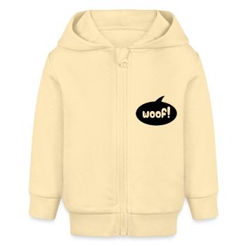 trame - Veste à capuche bébé bio Stanley/Stella - crème - Devant