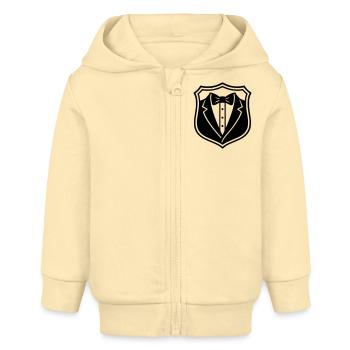 Der Bräutigam - Baby Organic Kapuzenjacke Baby Connector von Stanley/Stella - Creme - Vorne
