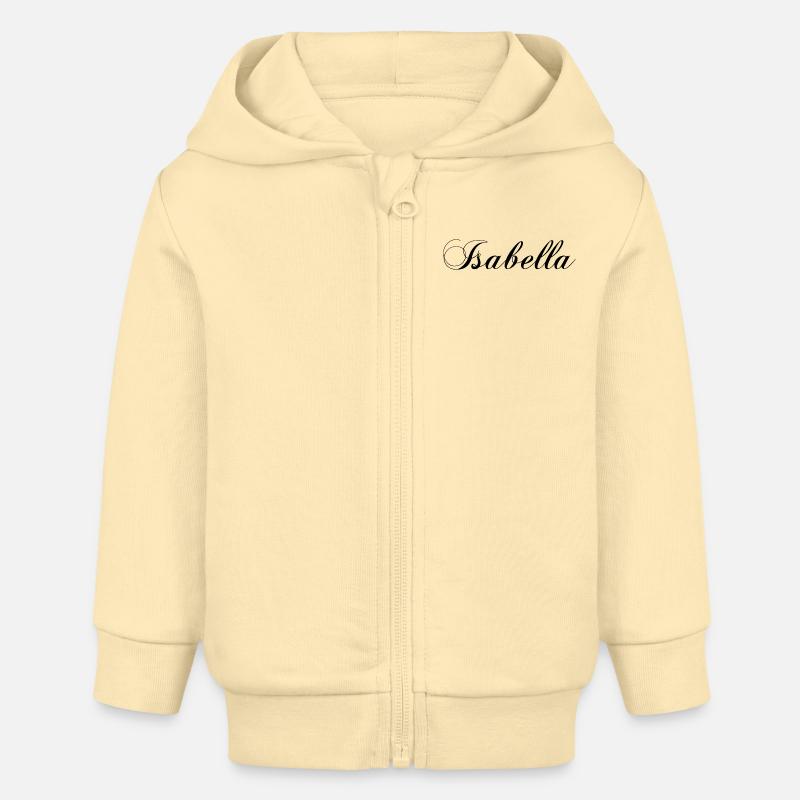 Isabella - Veste à capuche bébé bio Stanley/Stella - crème