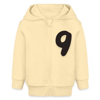 9 - Baby Organic Zip-up Hoodie by Stanley/Stella - cream - Front