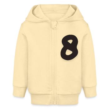 8 - Baby Organic Zip-up Hoodie by Stanley/Stella - cream - Front