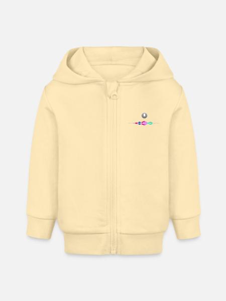 siri - Baby Organic Kapuzenjacke Baby Connector von Stanley/Stella - Creme