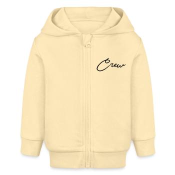 équipage - Veste à capuche bébé bio Stanley/Stella - crème - Devant