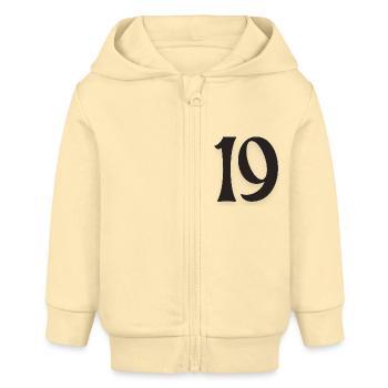 19 - Baby Organic Kapuzenjacke Baby Connector von Stanley/Stella - Creme - Vorne