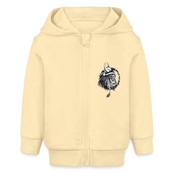 Vikings - Baby Organic Kapuzenjacke Baby Connector von Stanley/Stella - Creme - Vorne