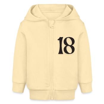 18 - Baby Organic Kapuzenjacke Baby Connector von Stanley/Stella - Creme - Vorne