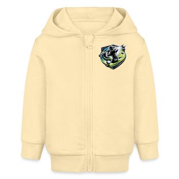 Golfschlag Shield Dynamik - Baby Organic Kapuzenjacke Baby Connector von Stanley/Stella - Creme - Vorne