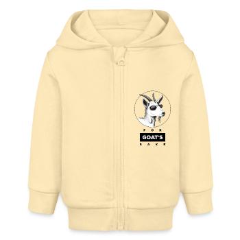 For Goat's Sake - Veste à capuche bébé bio Stanley/Stella - crème - Devant