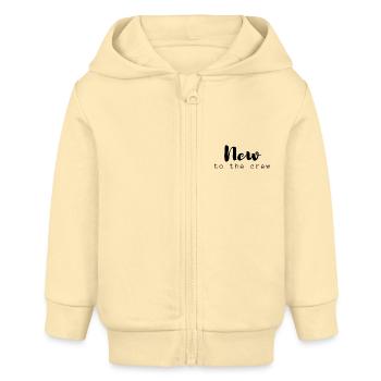 Nouveau pour l'équipage - Veste à capuche bébé bio Stanley/Stella - crème - Devant