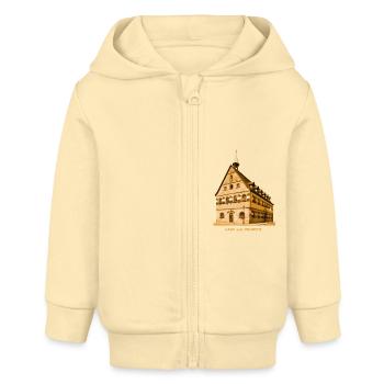 Lauf Pegnitz Town Hall Franconia Bavaria - Baby Organic Zip-up Hoodie by Stanley/Stella - cream - Front