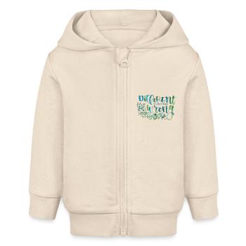 Verschiedene, nicht falsch - Baby Organic Kapuzenjacke Baby Connector von Stanley/Stella - Natur - Vorne