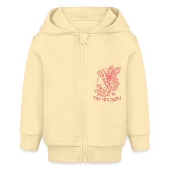 7 Vêtements - Far Far Away - Veste à capuche bébé bio Stanley/Stella - crème - Devant