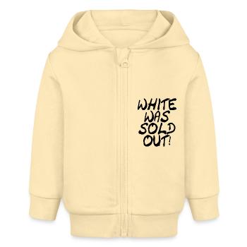 White was sold out - Weiß war ausverkauft - Baby Organic Kapuzenjacke Baby Connector von Stanley/Stella - Creme - Vorne