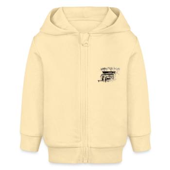 shop copie - Veste à capuche bébé bio Stanley/Stella - crème - Devant