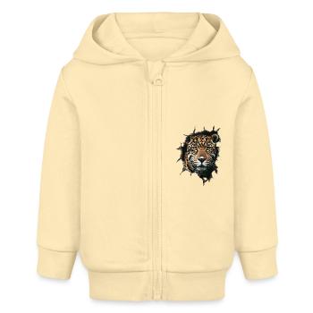 Jaguar - Baby Organic Kapuzenjacke Baby Connector von Stanley/Stella - Creme - Vorne