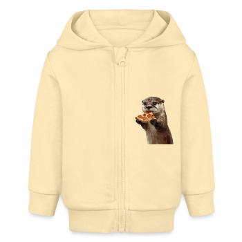 Otter - Baby Organic Kapuzenjacke Baby Connector von Stanley/Stella - Creme - Vorne