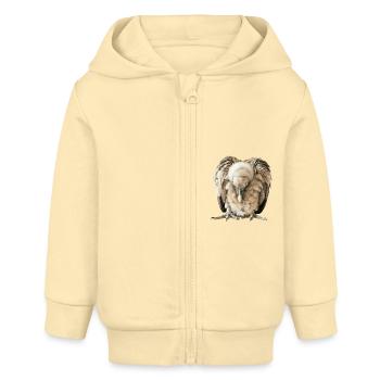 Geier - Baby Organic Kapuzenjacke Baby Connector von Stanley/Stella - Creme - Vorne