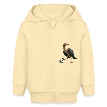 Geier - Baby Organic Kapuzenjacke Baby Connector von Stanley/Stella - Creme - Vorne