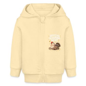 Auerhahn - Baby Organic Kapuzenjacke Baby Connector von Stanley/Stella - Creme - Vorne