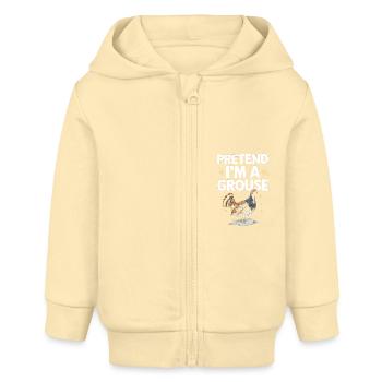 Auerhahn - Baby Organic Kapuzenjacke Baby Connector von Stanley/Stella - Creme - Vorne