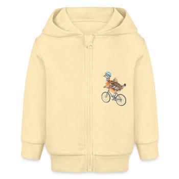 Auerhahn - Baby Organic Kapuzenjacke Baby Connector von Stanley/Stella - Creme - Vorne