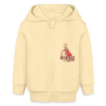 Auerhahn - Baby Organic Kapuzenjacke Baby Connector von Stanley/Stella - Creme - Vorne