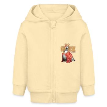 Auerhahn - Baby Organic Kapuzenjacke Baby Connector von Stanley/Stella - Creme - Vorne