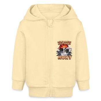 Milch - Baby Organic Kapuzenjacke Baby Connector von Stanley/Stella - Creme - Vorne