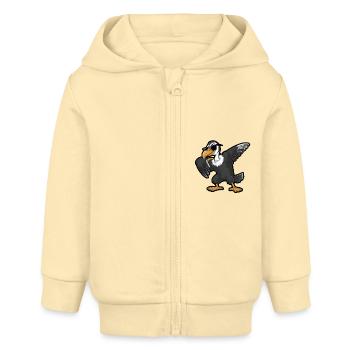Geier - Baby Organic Kapuzenjacke Baby Connector von Stanley/Stella - Creme - Vorne