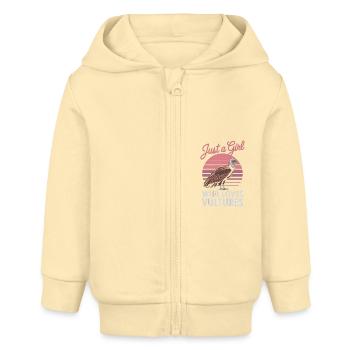 Geier - Baby Organic Kapuzenjacke Baby Connector von Stanley/Stella - Creme - Vorne