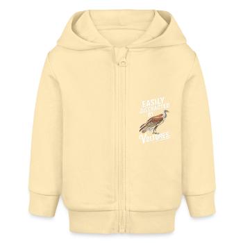 Geier - Baby Organic Kapuzenjacke Baby Connector von Stanley/Stella - Creme - Vorne