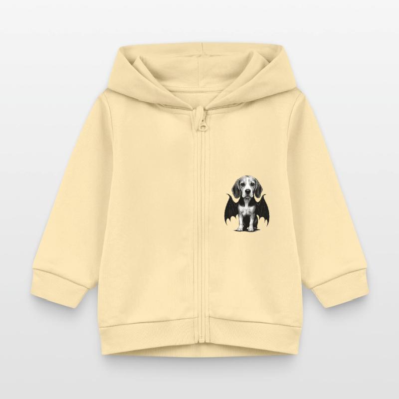 Beagle Baby Organic Kapuzenjacke Baby Connector von Stanley/Stella