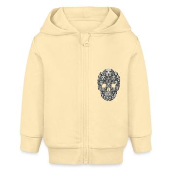 Beagle - Baby Organic Kapuzenjacke Baby Connector von Stanley/Stella - Creme - Vorne