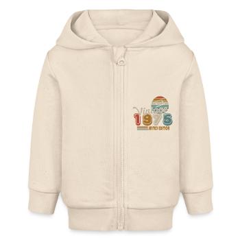1975 - Baby Organic Kapuzenjacke Baby Connector von Stanley/Stella - Natur - Vorne