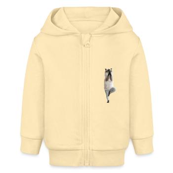 Himalaya - Baby Organic Kapuzenjacke Baby Connector von Stanley/Stella - Creme - Vorne