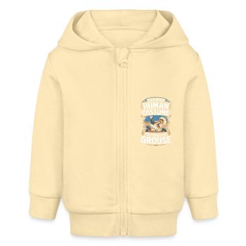 Auerhahn - Baby Organic Kapuzenjacke Baby Connector von Stanley/Stella - Creme - Vorne